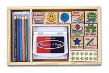 M&D Wooden Classroom Stamp Set